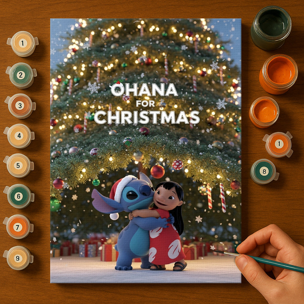 Colorful Christmas Joy #129 | Paint by Numbers Kit EasyArtJoy