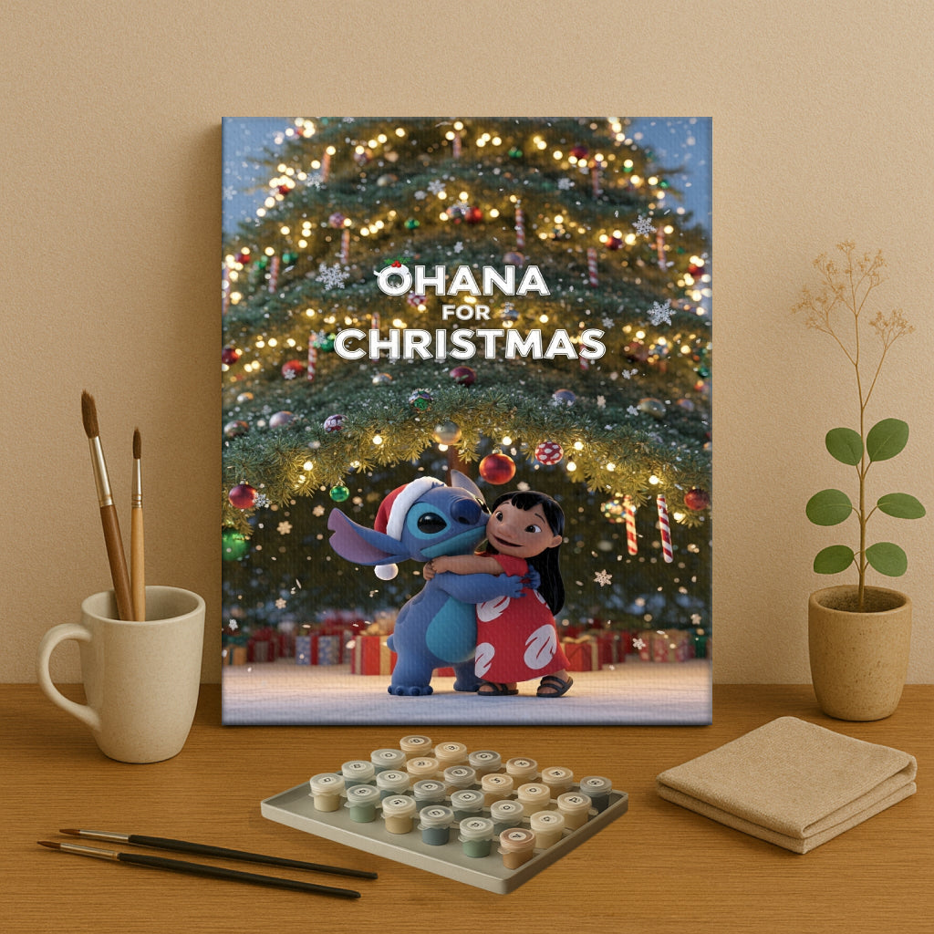 Colorful Christmas Joy #129 | Paint by Numbers Kit EasyArtJoy