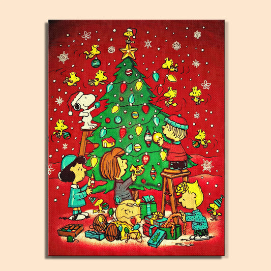 Colorful Christmas Joy #12 | Paint by Numbers Kit EasyArtJoy