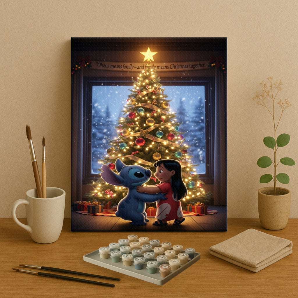 Colorful Christmas Joy #130 | Paint by Numbers Kit EasyArtJoy