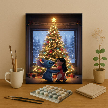 Colorful Christmas Joy #130 | Paint by Numbers Kit EasyArtJoy