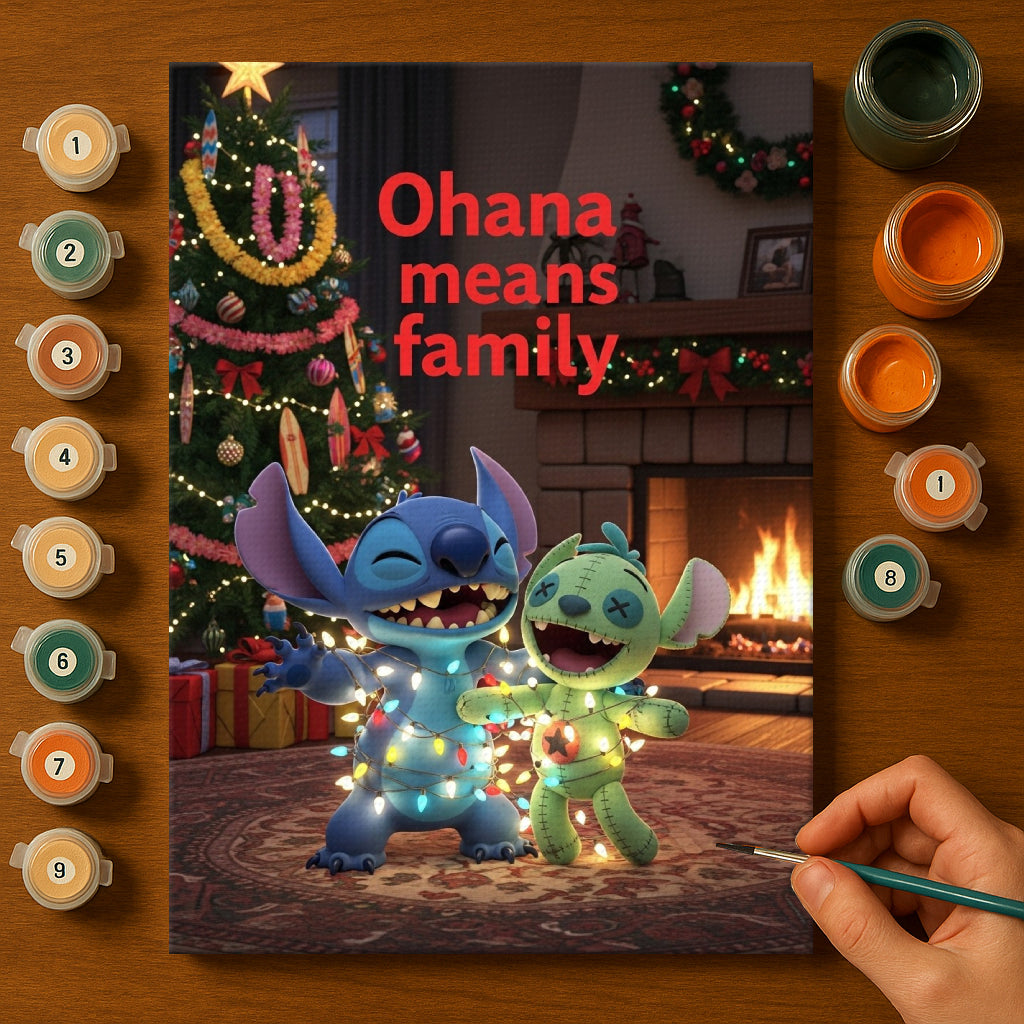 Colorful Christmas Joy #133 | Paint by Numbers Kit EasyArtJoy