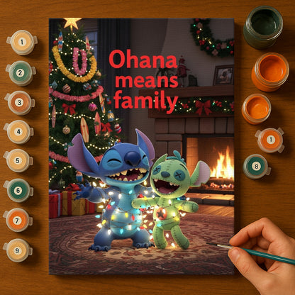 Colorful Christmas Joy #133 | Paint by Numbers Kit EasyArtJoy