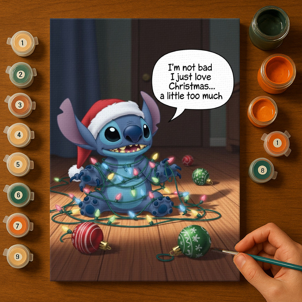 Colorful Christmas Joy #134 | Paint by Numbers Kit EasyArtJoy