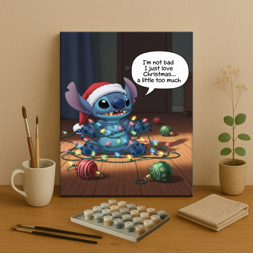 Colorful Christmas Joy #134 | Paint by Numbers Kit EasyArtJoy