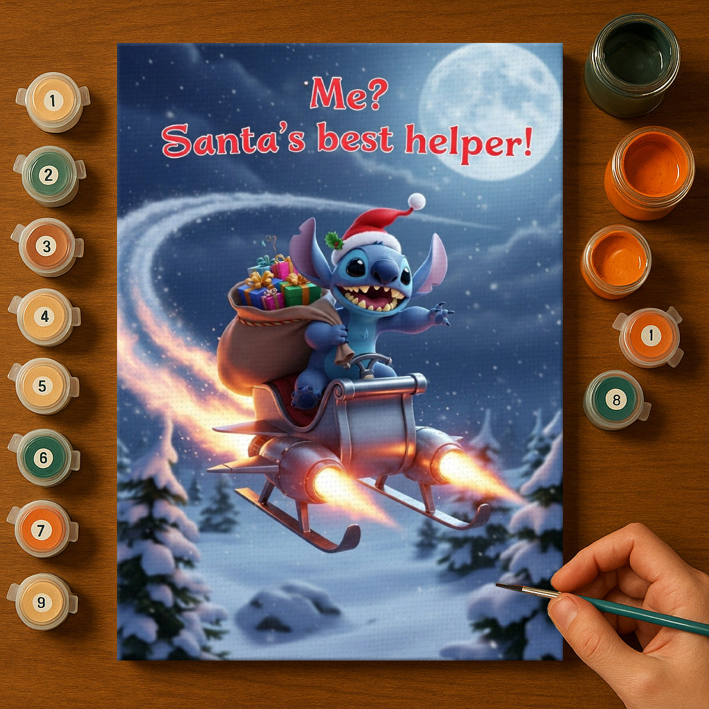 Colorful Christmas Joy #136 | Paint by Numbers Kit EasyArtJoy