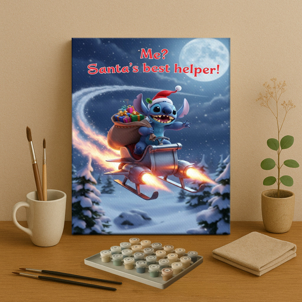 Colorful Christmas Joy #136 | Paint by Numbers Kit EasyArtJoy