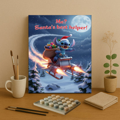 Colorful Christmas Joy #136 | Paint by Numbers Kit EasyArtJoy