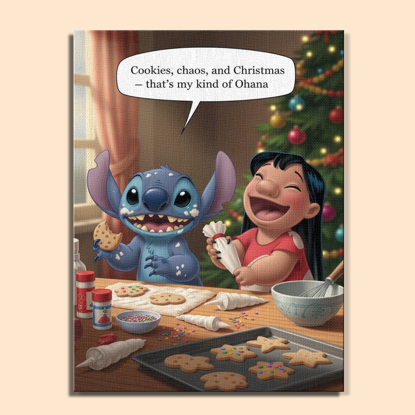 Colorful Christmas Joy #137 | Paint by Numbers Kit EasyArtJoy