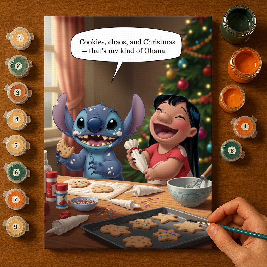 Colorful Christmas Joy #137 | Paint by Numbers Kit EasyArtJoy