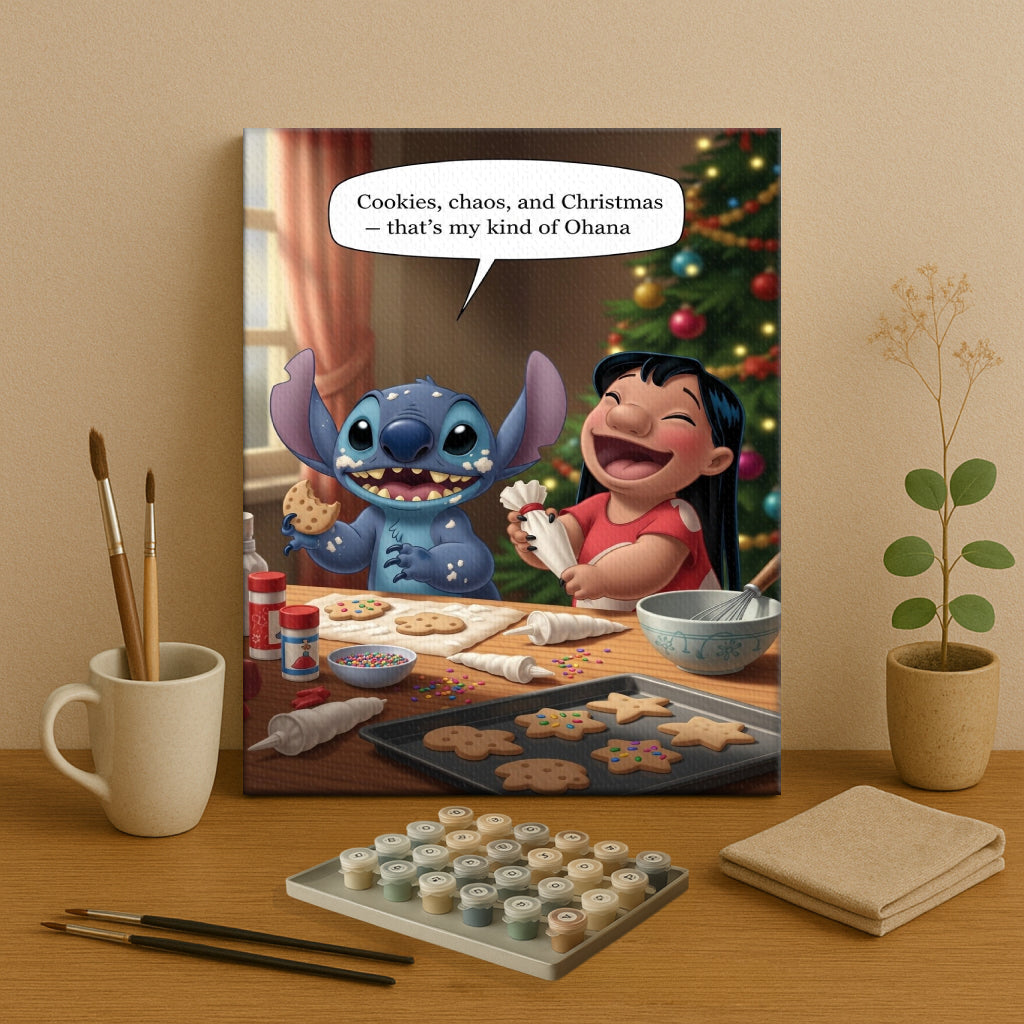 Colorful Christmas Joy #137 | Paint by Numbers Kit EasyArtJoy