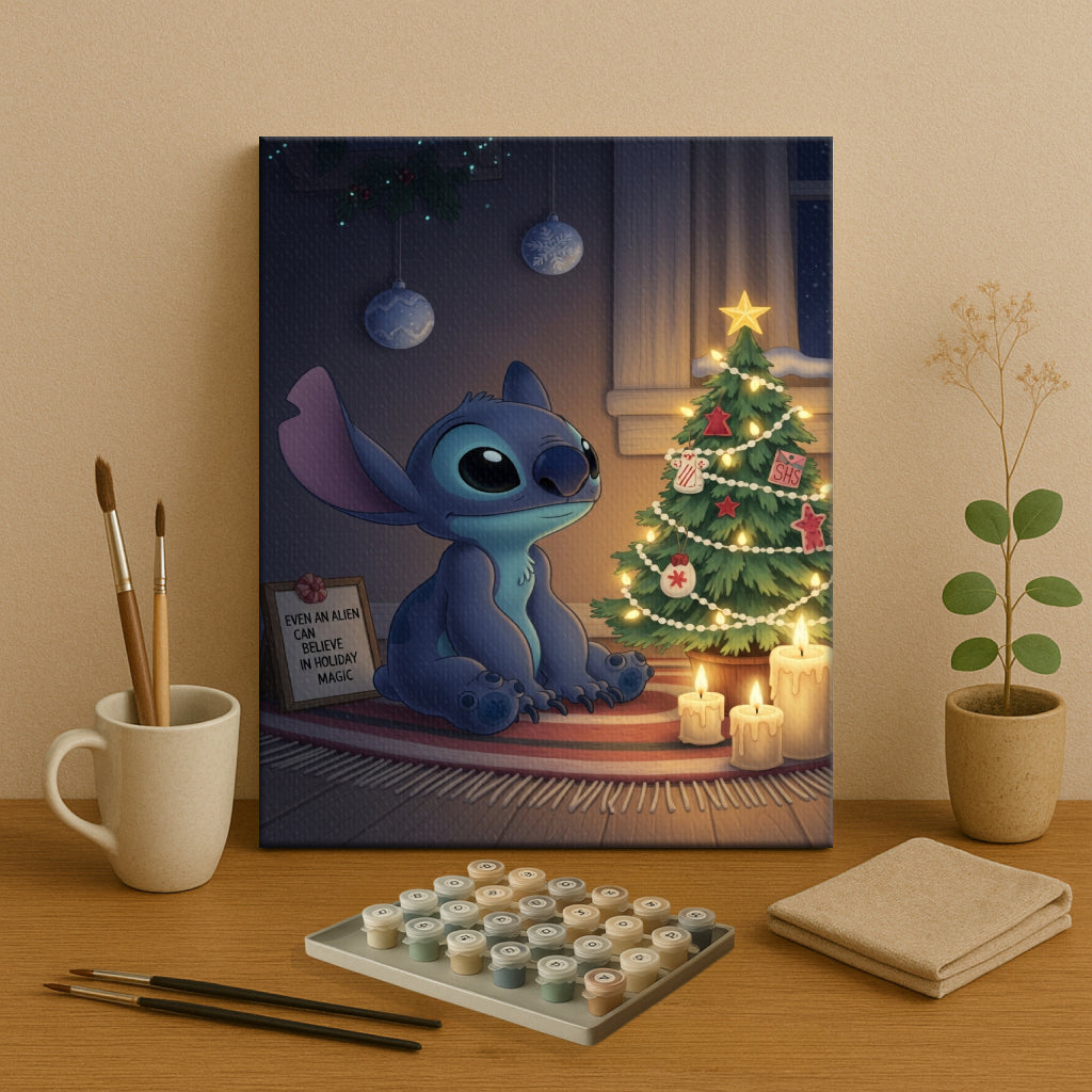 Colorful Christmas Joy #138 | Paint by Numbers Kit EasyArtJoy