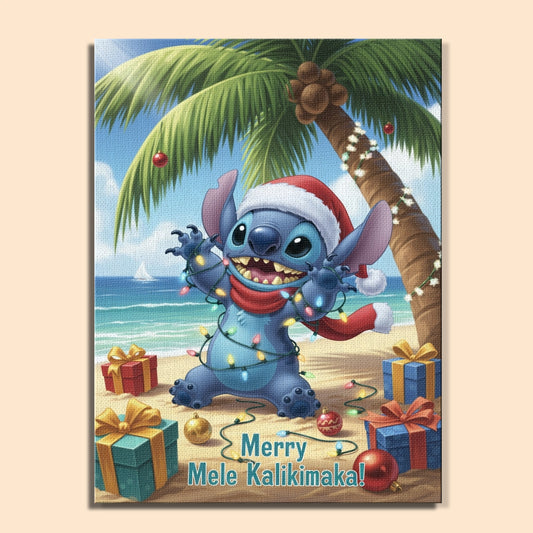 Colorful Christmas Joy #139 | Paint by Numbers Kit EasyArtJoy