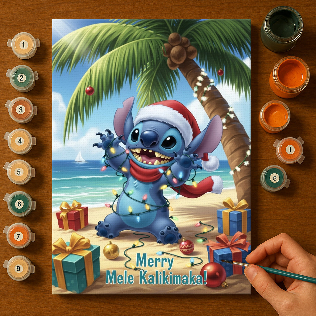 Colorful Christmas Joy #139 | Paint by Numbers Kit EasyArtJoy