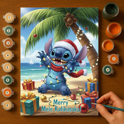 Colorful Christmas Joy #139 | Paint by Numbers Kit EasyArtJoy