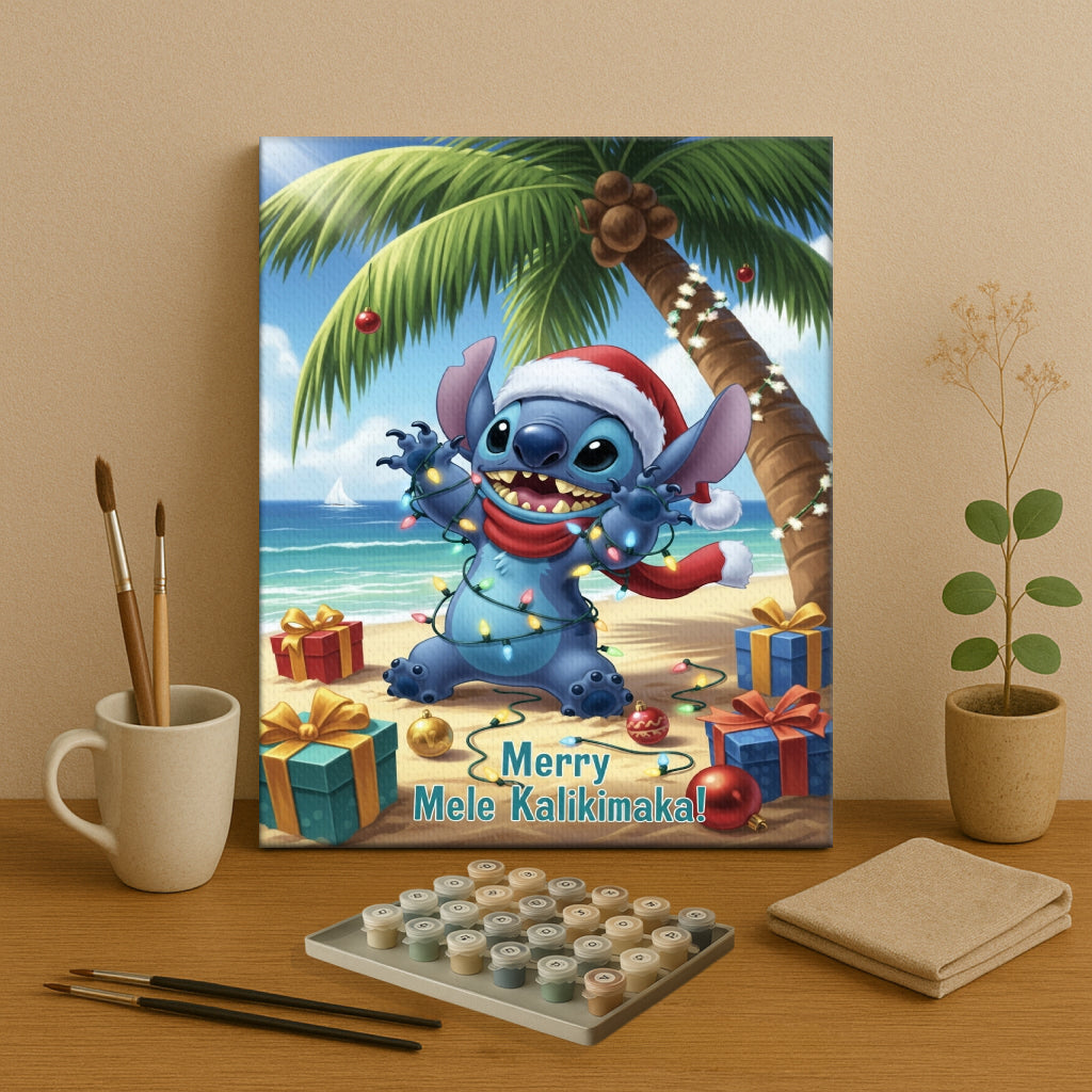 Colorful Christmas Joy #139 | Paint by Numbers Kit EasyArtJoy