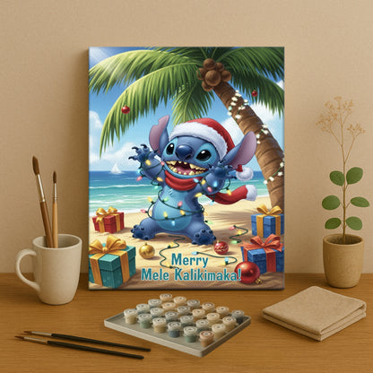 Colorful Christmas Joy #139 | Paint by Numbers Kit EasyArtJoy