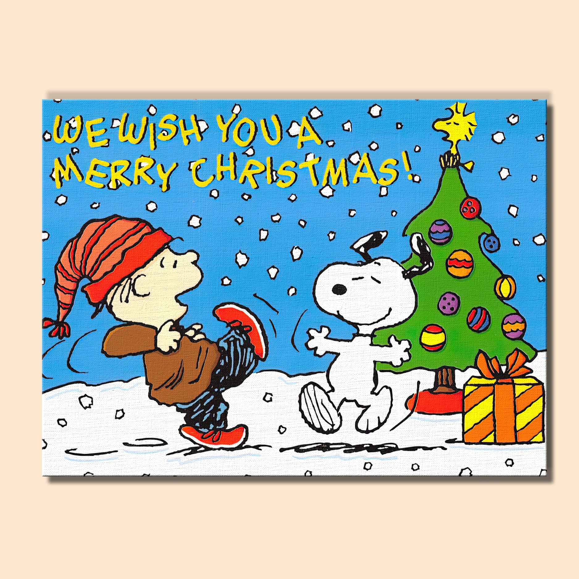 Colorful Christmas Joy #13 | Paint by Numbers Kit EasyArtJoy