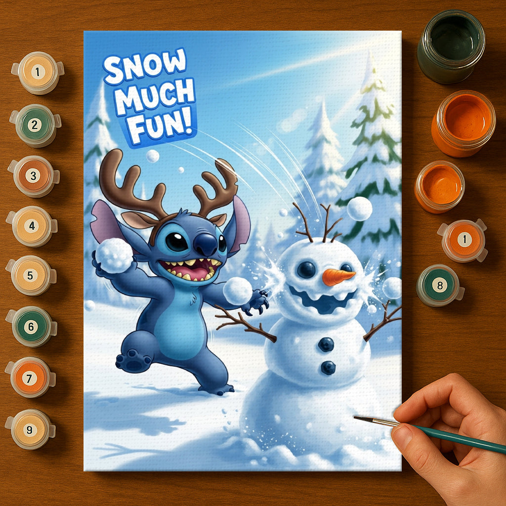 Colorful Christmas Joy #140 | Paint by Numbers Kit EasyArtJoy