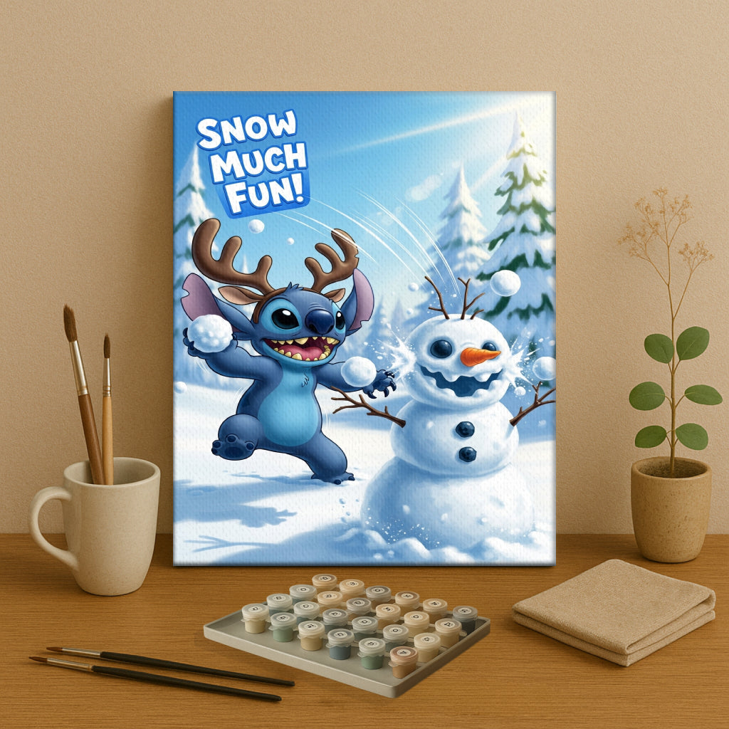 Colorful Christmas Joy #140 | Paint by Numbers Kit