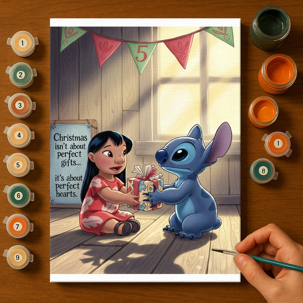 Colorful Christmas Joy #141 | Paint by Numbers Kit EasyArtJoy