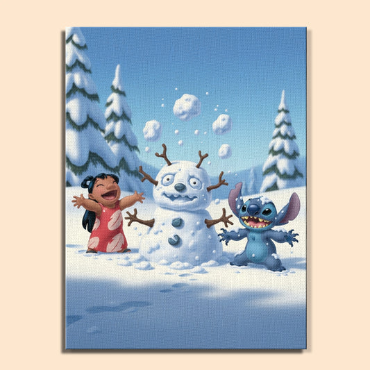 Colorful Christmas Joy #142 | Paint by Numbers Kit EasyArtJoy