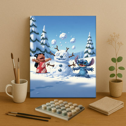 Colorful Christmas Joy #142 | Paint by Numbers Kit EasyArtJoy