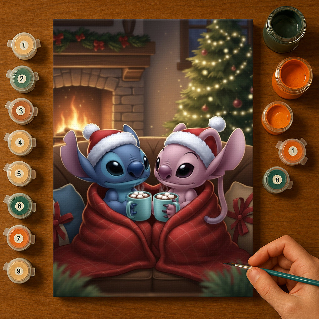 Colorful Christmas Joy #143 | Paint by Numbers Kit EasyArtJoy