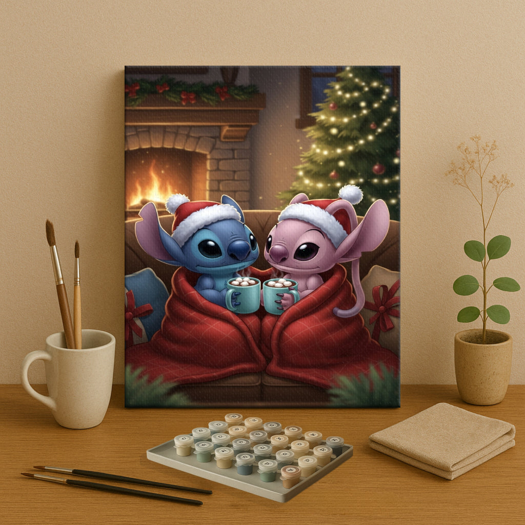 Colorful Christmas Joy #143 | Paint by Numbers Kit EasyArtJoy