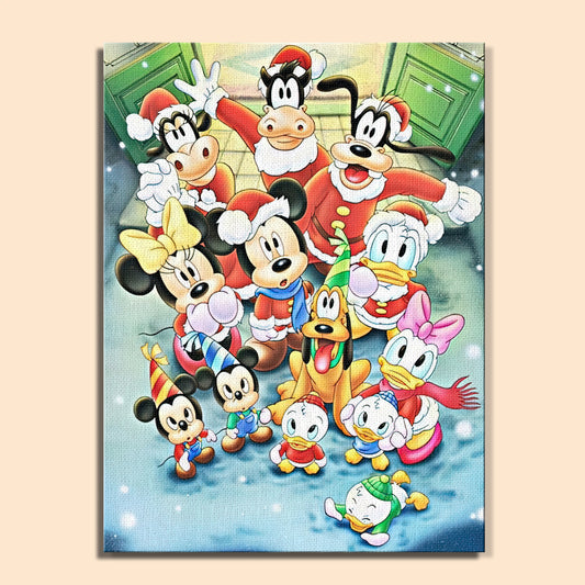 Colorful Christmas Joy #14 | Paint by Numbers Kit EasyArtJoy