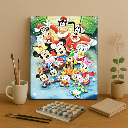 Colorful Christmas Joy #14 | Paint by Numbers Kit EasyArtJoy