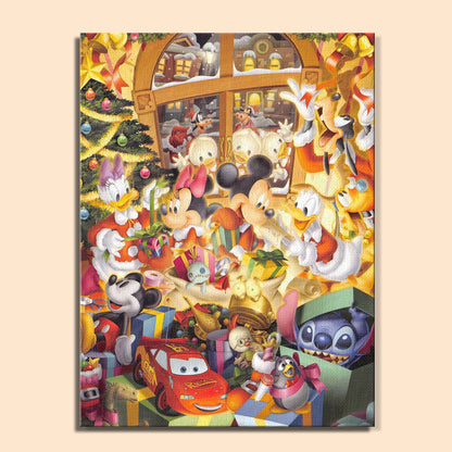 Colorful Christmas Joy #15 | Paint by Numbers Kit EasyArtJoy