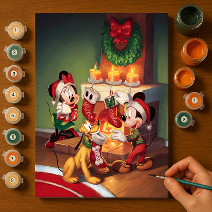Colorful Christmas Joy #16 | Paint by Numbers Kit EasyArtJoy