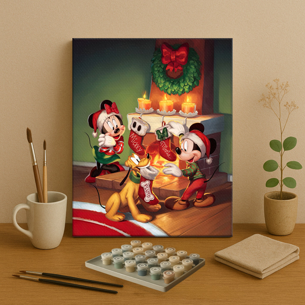 Colorful Christmas Joy #16 | Paint by Numbers Kit EasyArtJoy