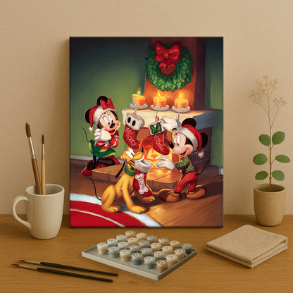 Colorful Christmas Joy #16 | Paint by Numbers Kit EasyArtJoy