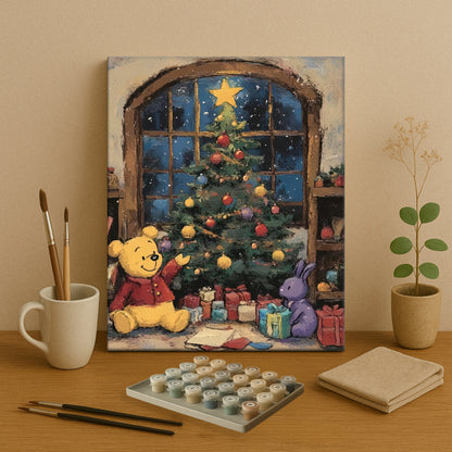 Colorful Christmas Joy #17 | Paint by Numbers Kit EasyArtJoy