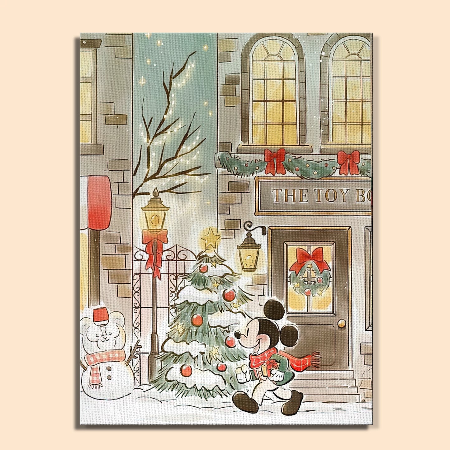 Colorful Christmas Joy #18 | Paint by Numbers Kit EasyArtJoy