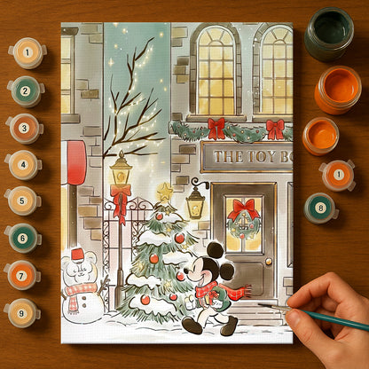 Colorful Christmas Joy #18 | Paint by Numbers Kit EasyArtJoy