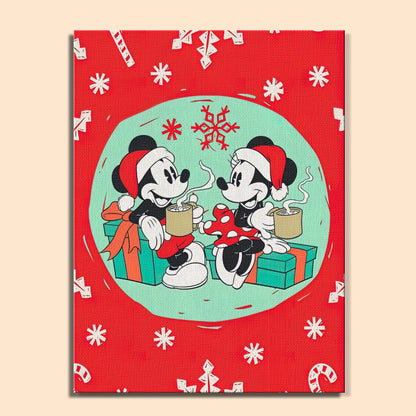 Colorful Christmas Joy #19 | Paint by Numbers Kit EasyArtJoy