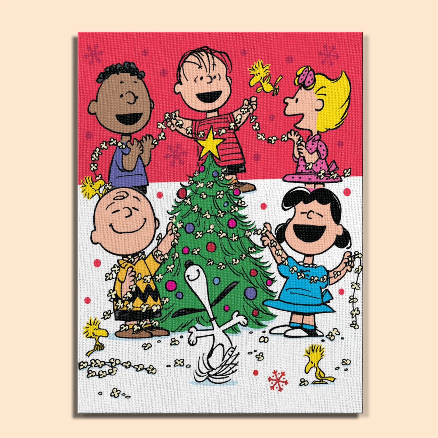 Colorful Christmas Joy #1 | Paint by Numbers Kit EasyArtJoy