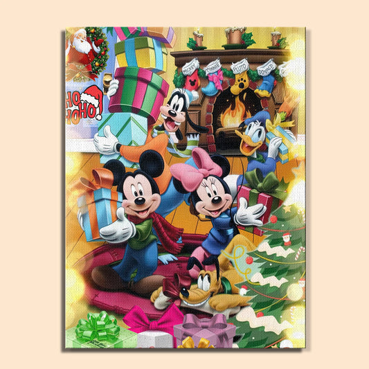 Colorful Christmas Joy #20 | Paint by Numbers Kit EasyArtJoy