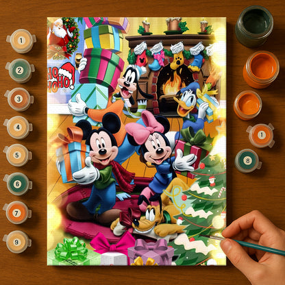 Colorful Christmas Joy #20 | Paint by Numbers Kit EasyArtJoy