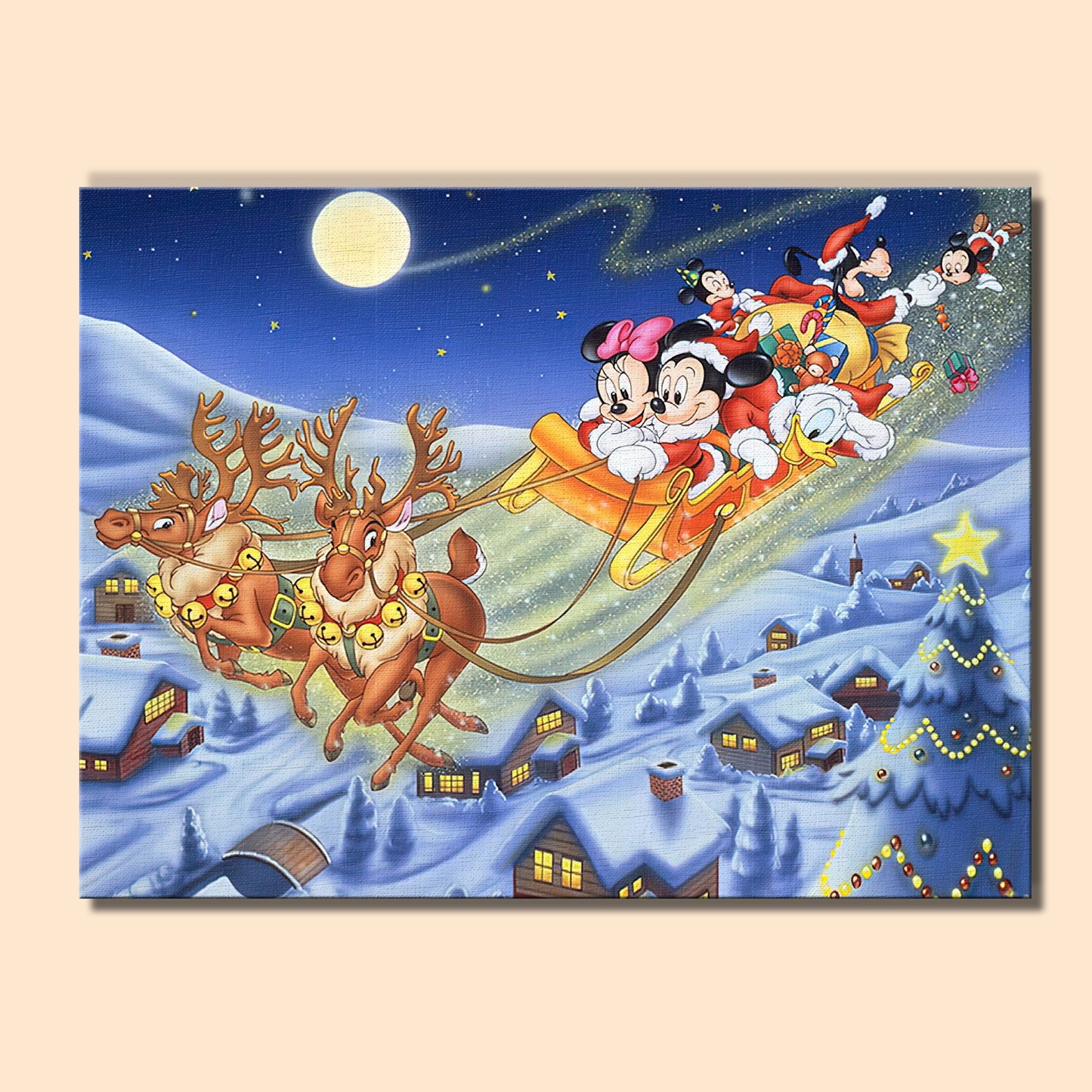 Colorful Christmas Joy #21 | Paint by Numbers Kit EasyArtJoy