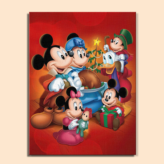 Colorful Christmas Joy #22 | Paint by Numbers Kit EasyArtJoy