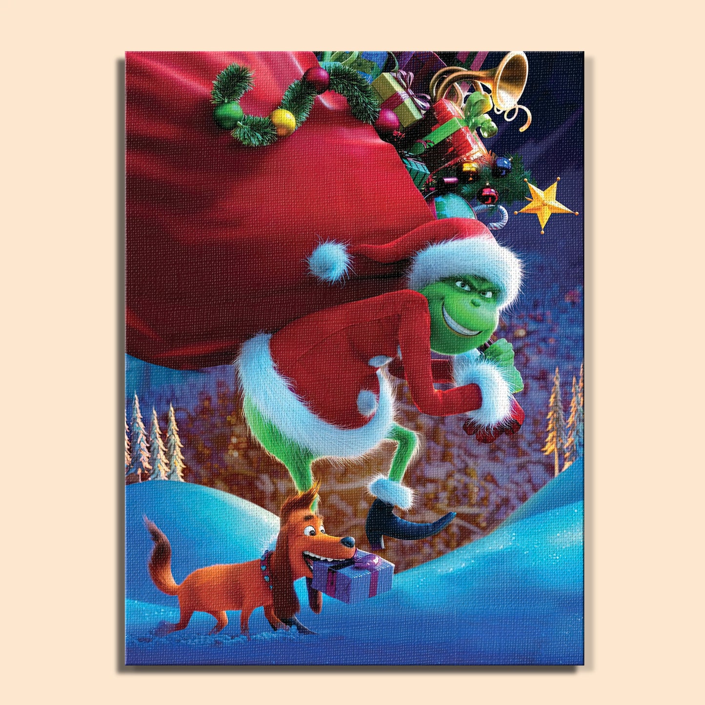 Colorful Christmas Joy #23 | Paint by Numbers Kit EasyArtJoy