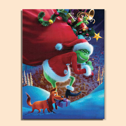 Colorful Christmas Joy #23 | Paint by Numbers Kit EasyArtJoy