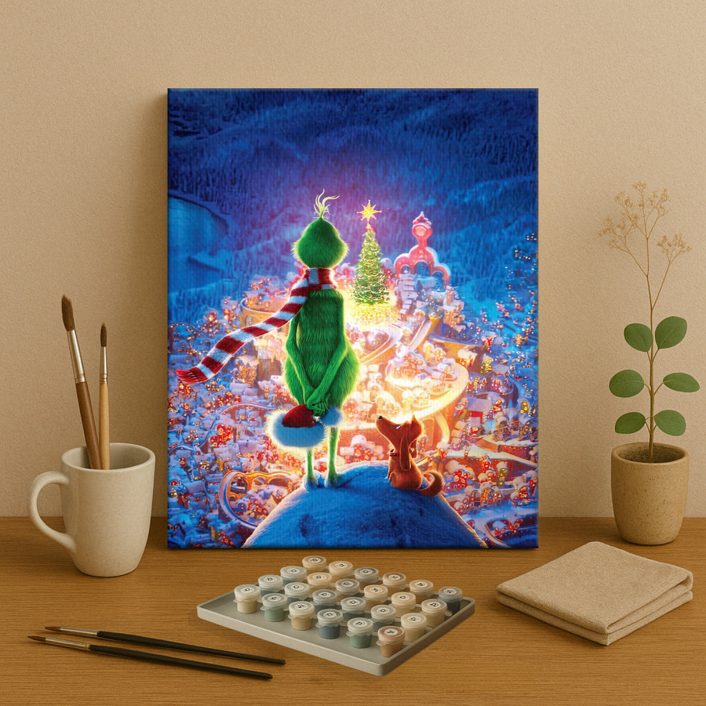 Colorful Christmas Joy #25 | Paint by Numbers Kit EasyArtJoy