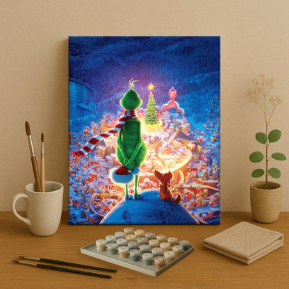 Colorful Christmas Joy #25 | Paint by Numbers Kit EasyArtJoy