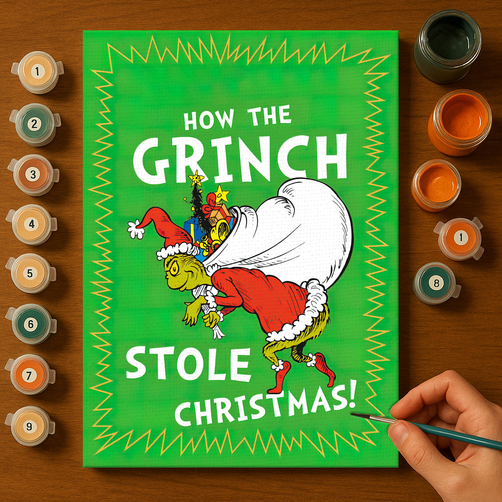 Colorful Christmas Joy #27 | Paint by Numbers Kit EasyArtJoy