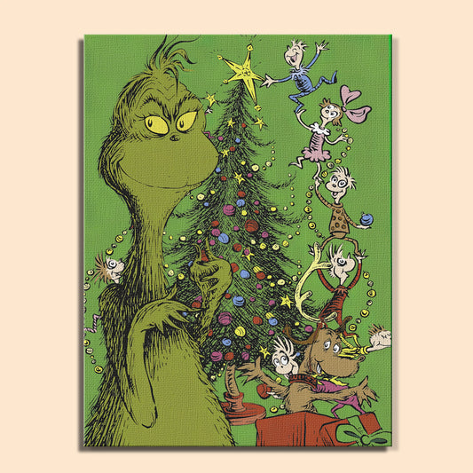 Colorful Christmas Joy #28 | Paint by Numbers Kit EasyArtJoy